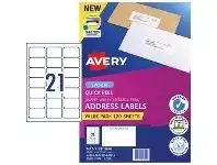 Officeworks Avery 21UP Laser Address Labels with Sure Feed 120 Sheets offer