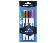 Officeworks Artline Supreme Whiteboard Markers Bullet Brights 4 Pack offer