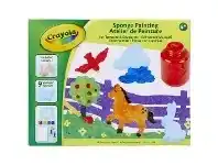 Officeworks Crayola Sponge Painting Craft Kit offer