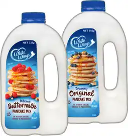 IGA White Wings Pancake Mix 325‑350g Selected Varieties offer