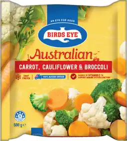 IGA Birds Eye Snap Frozen Vegetables Selected Varieties offer