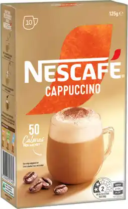 IGA Nescafé Coffee Sachets 8‑10 Pack Selected Varieties offer