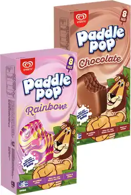 IGA Streets Paddle Pop Selected Varieties offer