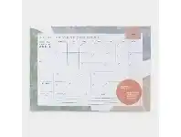 Officeworks Otto A3 Dry Erase Monthly Wellness Planner Magnetic offer