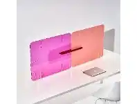 Officeworks Clikclax Large Desktop Screen System Pink offer