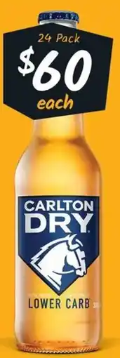Cellarbrations Carlton Dry Range Stubbies offer