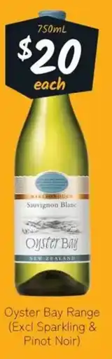 Cellarbrations Oyster Bay Range offer