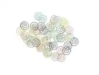 Officeworks Otto Paper Clips 50 Pack Swirl offer