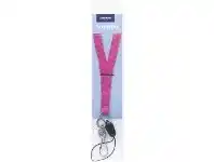 Officeworks J.Burrows Clip and USB Lanyard Pink offer