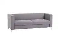 Officeworks J.Burrows Cambridge 3 Seat Fabric Lounge Grey offer