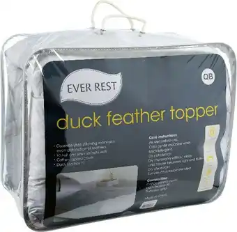 Spotlight Ever Rest Duck Feather Mattress Topper offer