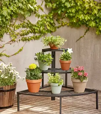 Coles 3 Step Garden Plant Stand offer