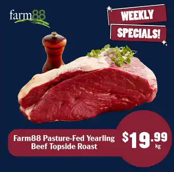 Tasman Butchers Farm88 Pasture-Fed Yearling Beef Topside Roast offer