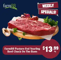 Tasman Butchers Farm88 Pasture-Fed Yearling Beef Chuck On The Bone offer