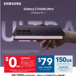 Harvey Norman Samsung Galaxy Z Fold8 Ultra offer