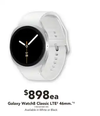 Harvey Norman Galaxy Watch8 Classic LTE 46mm offer