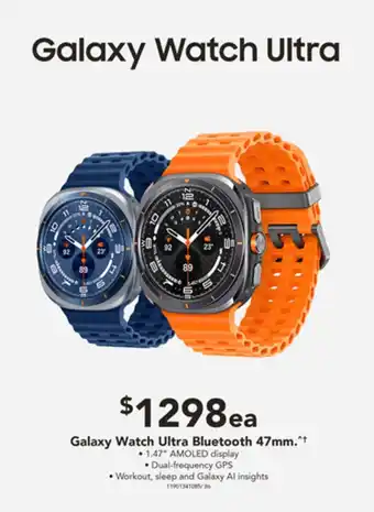 Harvey Norman Galaxy Watch Ultra offer