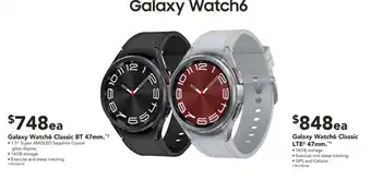 Harvey Norman Galaxy Watch6 Classic BT 47mm offer