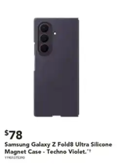 Harvey Norman Samsung Galaxy Z Fold8 Ultra Silicone Magnet Case - Techno Violet offer
