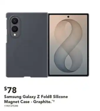 Harvey Norman Samsung Galaxy Z Fold8 Silicone Magnet Case - Graphite offer