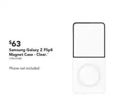 Harvey Norman Samsung Galaxy Z Flip8 Magnet Case - Clear. offer