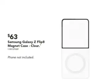 Harvey Norman Samsung Galaxy Z Flip8 Magnet Case - Clear. offer
