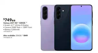 Harvey Norman Galaxy A57 5G offer