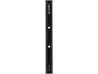 Officeworks ColourHide Bindermate Ruler 30cm Black offer