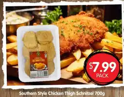 Spudshed Southern Style Chicken Thigh Schnitzel offer