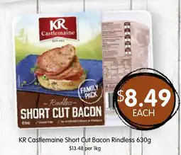 Spudshed KR Castlemaine Short Cut Bacon Rindless offer
