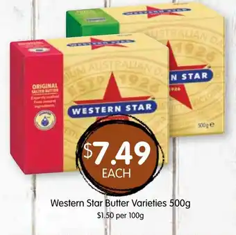 Spudshed Western Star Butter Varieties offer
