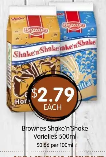 Spudshed Brownes Shake'n'Shake Varieties offer