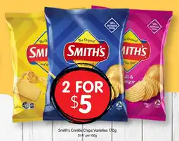 Spudshed Smith's Crinkle Chips Varieties offer