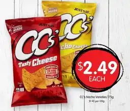 Spudshed CC's Nacho Varieties offer