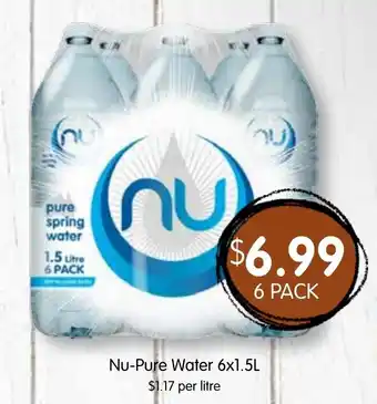 Spudshed Nu-Pure Water offer