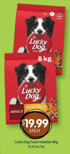 Spudshed Lucky Dog Food Varieties offer