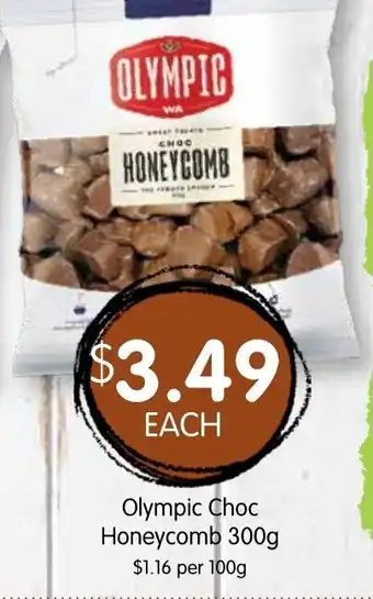Spudshed Olympic Choc Honeycomb offer