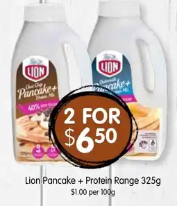 Spudshed Lion Pancake + Protein Range offer