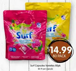 Spudshed Surf Capsules Varieties offer