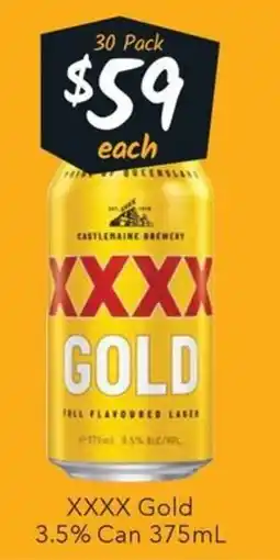Ritchies XXXX Gold offer
