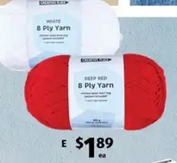 ALDI Creative Place 8 Ply Yarn offer