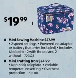 ALDI Mini Sewing Machine offer