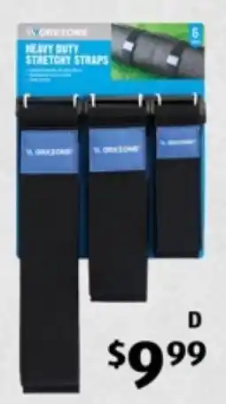 ALDI Orkzone heavy duty stretchy straps offer