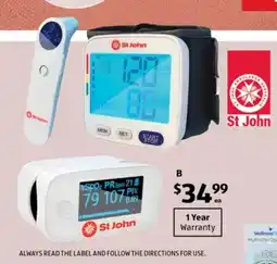 ALDI St John Health Care Assortment offer