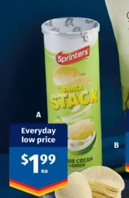 ALDI Sprinters Snack Stack offer