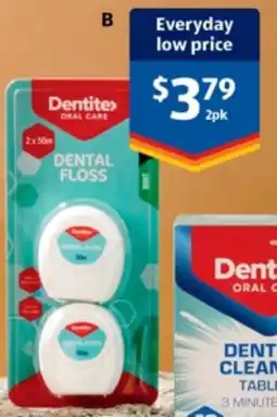 ALDI Dentitex Dental Floss offer
