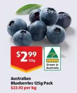 ALDI Australian Blueberries offer