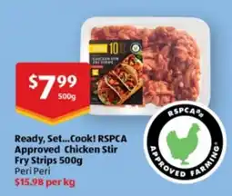 ALDI Ready, Set...Cook! RSPCA Approved Chicken Stir Fry Strips offer