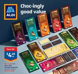 ALDI Moser Roth Chocolate 5pk/125g Assorted varieties offer