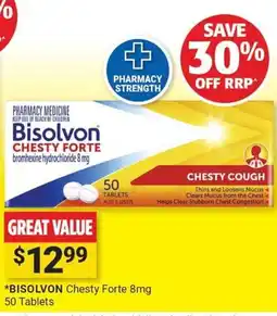 Cincotta Chemist Bisolvon Chesty Forte offer
